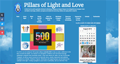 Desktop Screenshot of pillarsoflightandlove.org