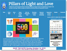 Tablet Screenshot of pillarsoflightandlove.org